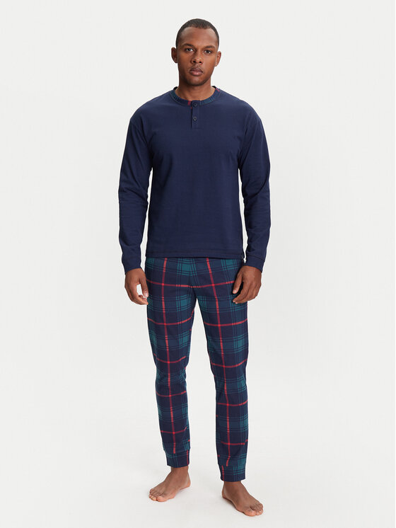benetton-pigiami-729zky-1.jpg United Colors Of Benetton Pigiama 37MW4P02N Blu scuro Regular Fit | Escarpe.it - immagine 1