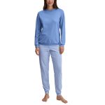 Calida Lovely Nights Pyjama With Cuff Azzurro