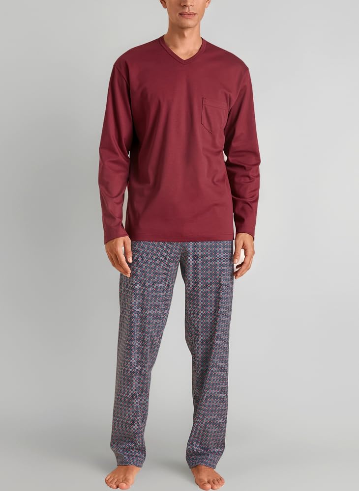 calida-pigiama-812rlb-1.jpg Calida Relax Streamline Set di Pigiama, Opaco, Mars Red, 56 Uomo : Amazon.it: Moda - immagine 1