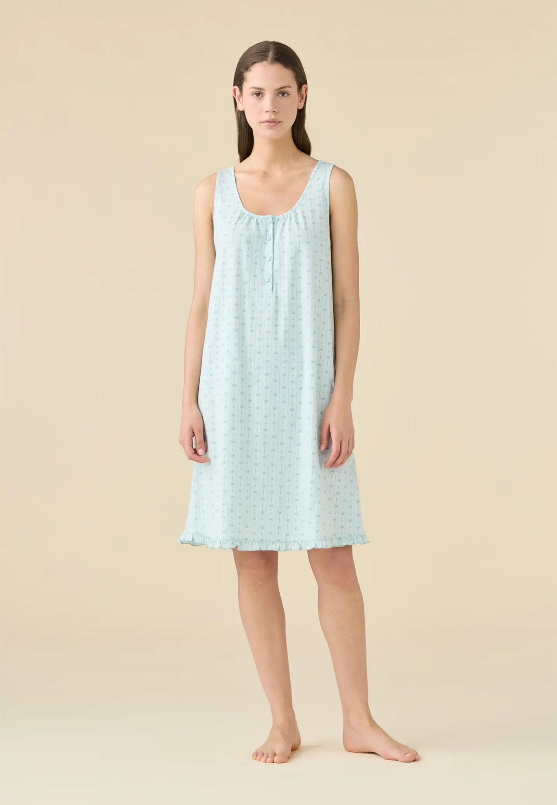 camicia-da-notte-387nqq-1.jpg NOI DI NOTTE Camicia da Notte Donna Estiva Cotone ART. LA003565 - immagine 1