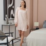 Pigiami Premaman Camicie Da Notte Allattamento Intimissimi Camicia Da Notte Premaman Italian Fashion – In Cotone 100%,