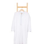 Camicia da notte uomo puro cotone bianca Ghidoli