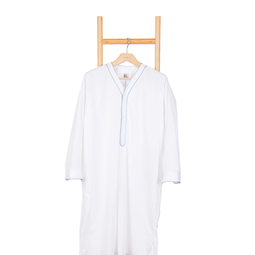 camicia-da-notte-uomo-637nwc-1.jpg Camicia da notte uomo puro cotone bianca Ghidoli - immagine 1