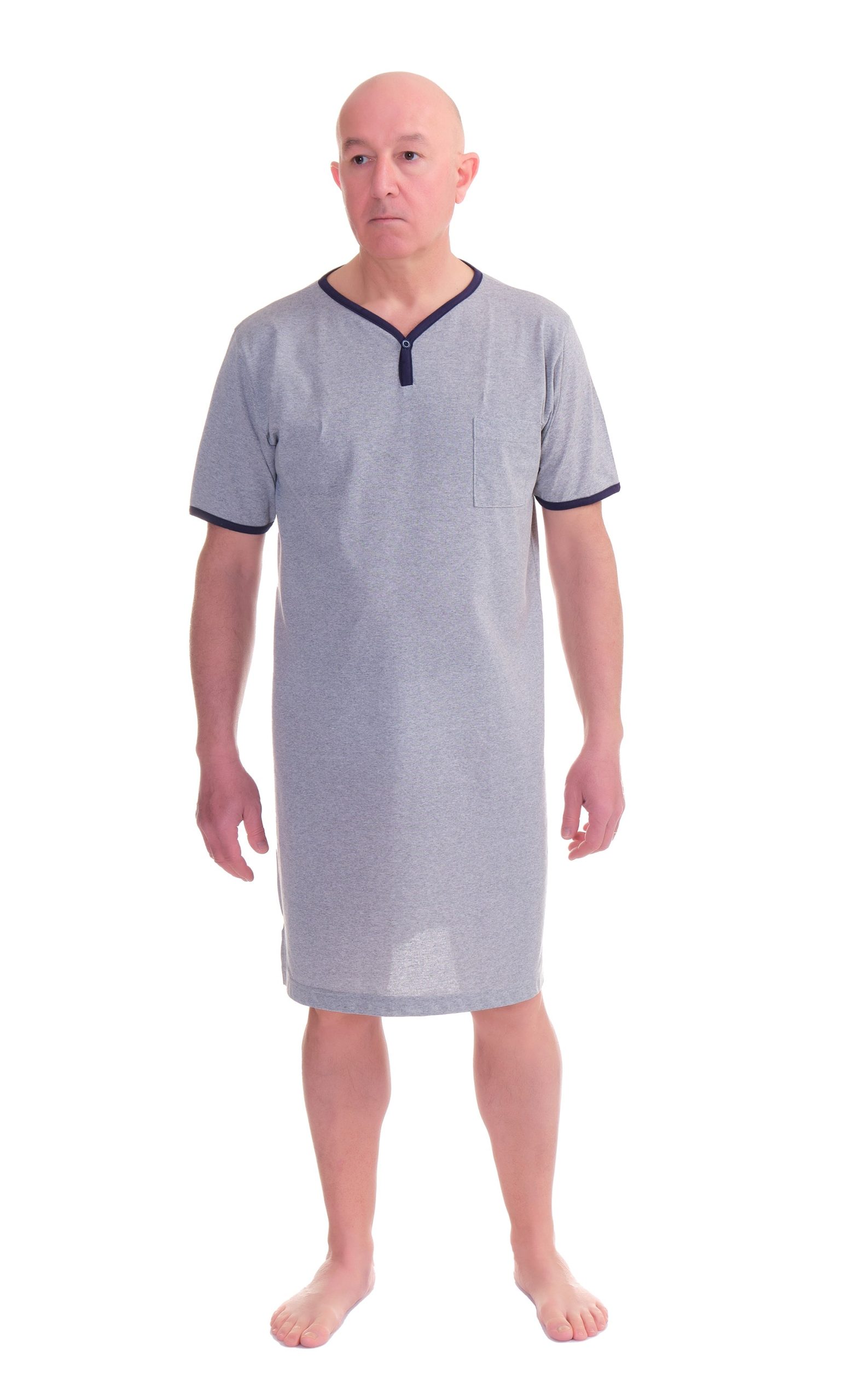 camicia-da-notte-uomo-982phy-1.jpg Camicia da Notte Uomo Comoda Manica Corta Scollo a V 9061 F – Ferrucci Comfort - immagine 1