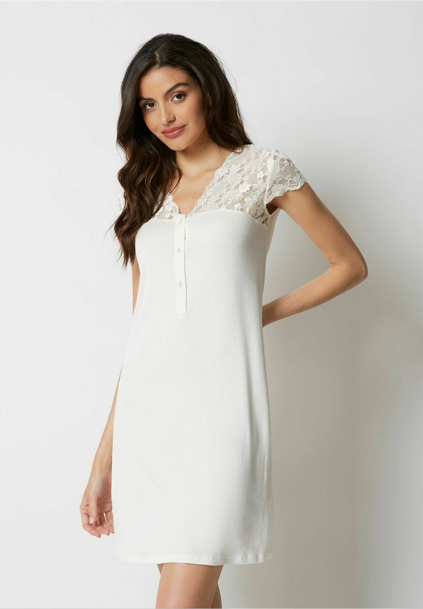 camicie-da-notte-332lst-1.jpg Yamamay PRIMULA Camicia da notte seta/rosa chiaro Zalando.it - immagine 1