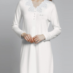 LIU JO CAMICIA DA NOTTE DONNA MANICA LUNGA SERAFINO JERSEY VIS Ve