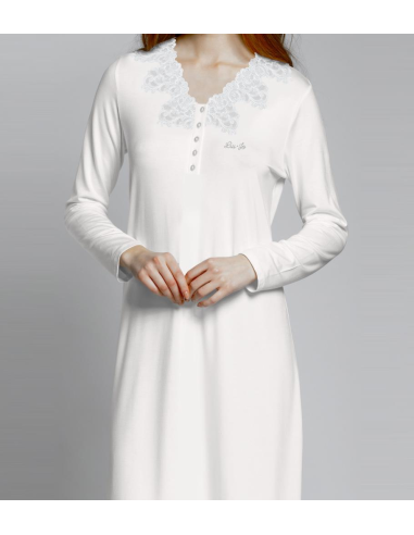 camicie-da-notte-yamamay-948ota.png LIU JO CAMICIA DA NOTTE DONNA MANICA LUNGA SERAFINO JERSEY VIS Ve - immagine 1