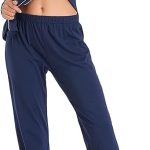 Pigiama da Donna Completo Invernale Pigiama Caldo a Maniche Lunghe Pigiama Girocollo Invernale Pantalone Lunga Loungewear Pigiami : Amazon.it: Moda