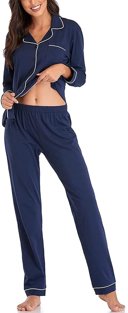 intimissimi-pigiami-donna-202wbn-1.jpg Pigiama da Donna Completo Invernale Pigiama Caldo a Maniche Lunghe Pigiama Girocollo Invernale Pantalone Lunga Loungewear Pigiami : Amazon.it: Moda - immagine 1