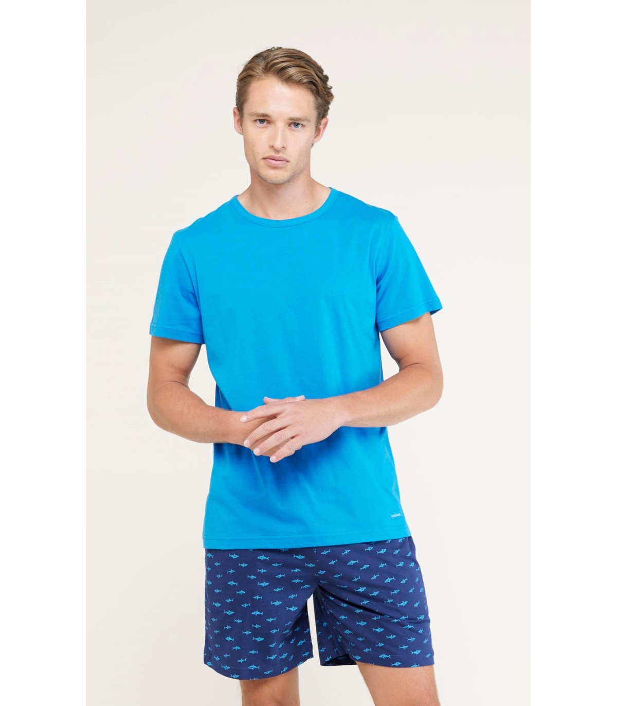 intimissimi-pigiami-uomo-114dsk-1.jpg Uomo Estivo Pigiama Corto Uomo Cotone Pigiama Corto Intimissimi Pigiami Estivi Uomo Pigiami Corti Pigiama Estivo - immagine 1