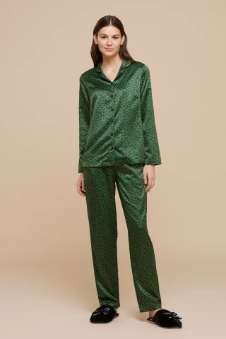 noi-di-notte-pigiami-403cqc.webp Pigiama donna raso rigapull Verde | noidinotte.com - immagine 1