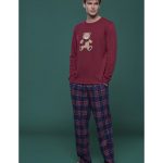 Noi Di Notte Pigiama Manica Lunga Uomo In Caldo Cotone Art. FC2541