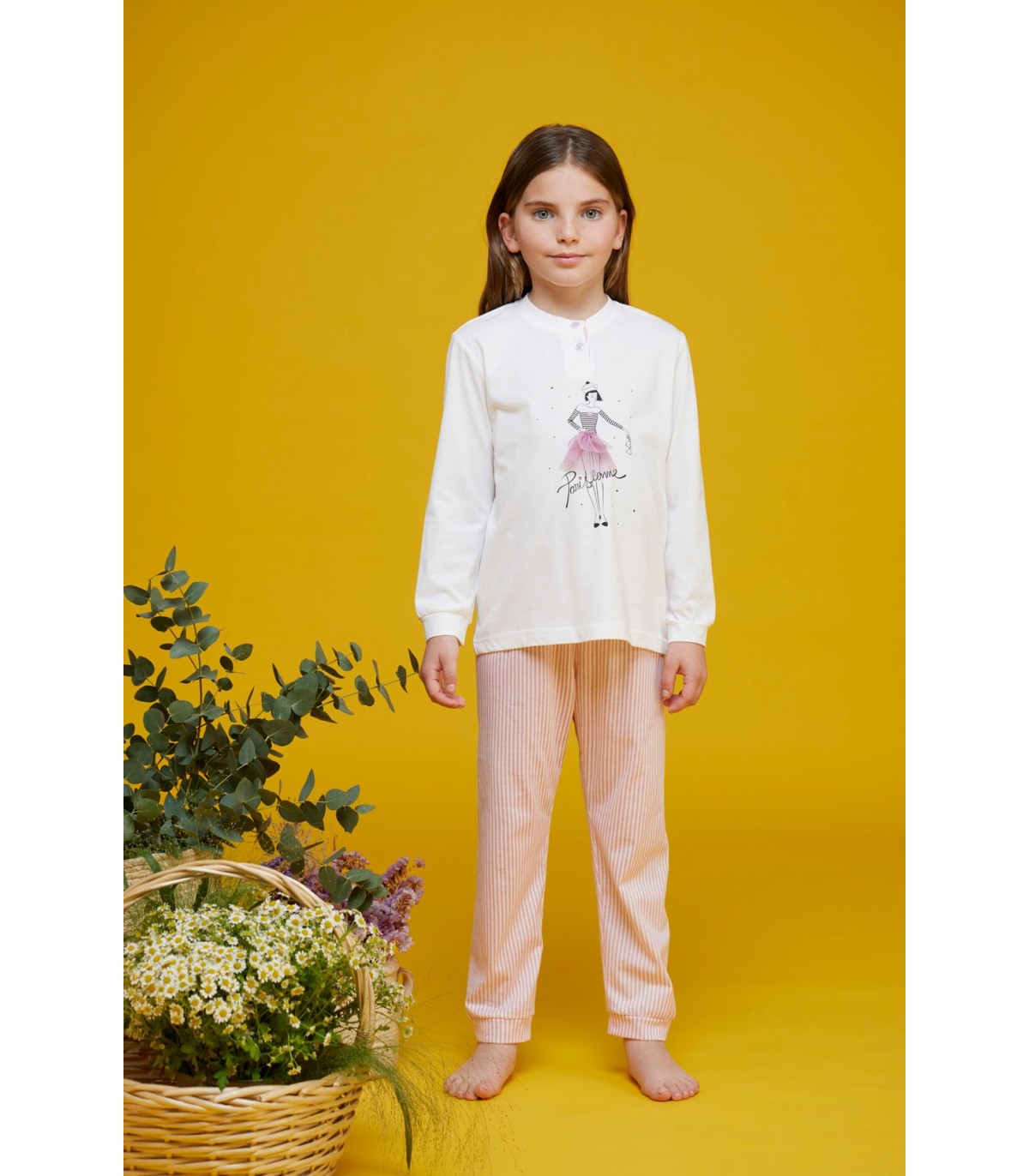 pigiama-bambina-029jus-1.jpg NOIDINOTTE PIGIAMA BAMBINA COTONE M/LUNGA ART.FE2379 - immagine 1