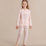 Pigiama bambina manica lunga 100% cotone – Noi di notte 2501