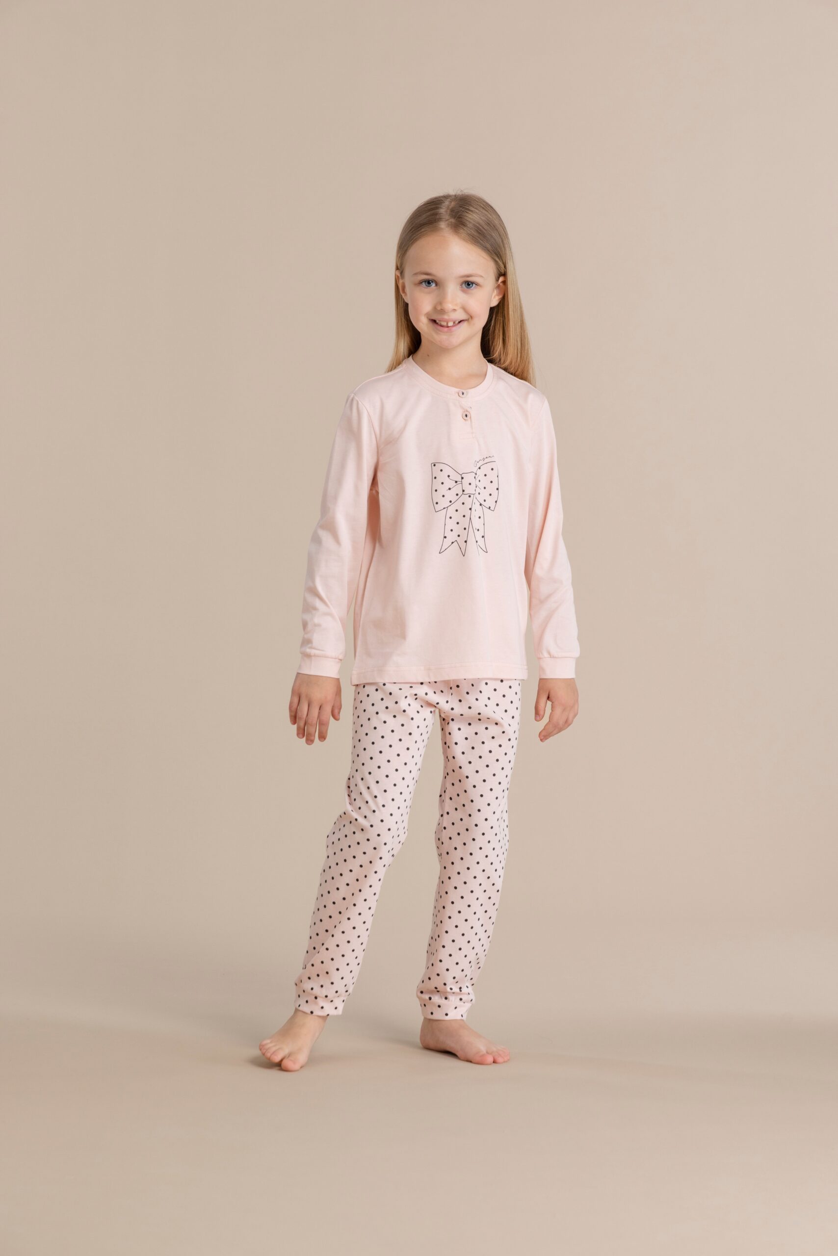 pigiama-bambina-117nsv-1.jpg Pigiama bambina manica lunga 100% cotone – Noi di notte 2501 - immagine 1