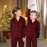 Pigiama Bimbo E Bimba TARTAN 8/9 ANNI In Flanella By Maestri Cotonieri