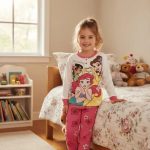 Pigiama puro cotone Principesse Disney estivo bambina baby DY50L0748 3/4 ANNI / ROSA CHIARO