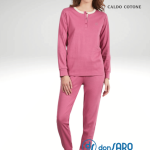 Pigiama donna caldo cotone tinta unita Laura Biagiotti 96836 Don Saro dal 1898