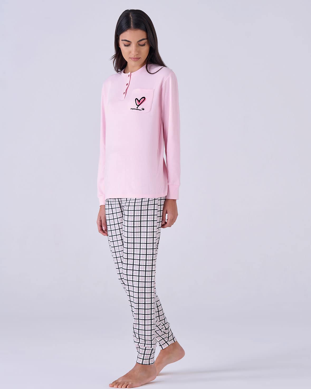 pigiama-caldo-cotone-donna-912ymz-1.jpg Pigiama donna caldo cotone cuore – pigiamiamoci - immagine 1