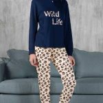 Pigiama donna in jersey di cotone caldo Lov It by Cippi 2320 Cippi
