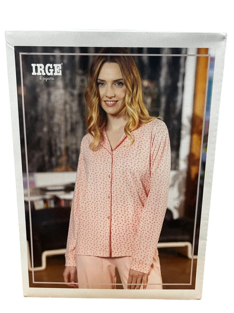 pigiama-cotone-donna-598mem.webp PIGIAMA DONNA LUNGO CALDO COTONE APERTO AVANTI IRGE MII2138 - immagine 1