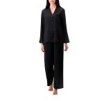 LUNA DI SETA: PERMANENT COLLECTION Pigiama seta 19mm NERO VLST08007 L6300580031black donna