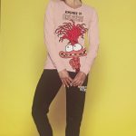 Pigiama donna marca Disney Pixar serie Inside Out modello Paura in cotone leggero