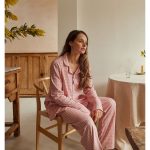 Sleepy Doe Pigiama Donna Quadri 100% Cotone bio donna
