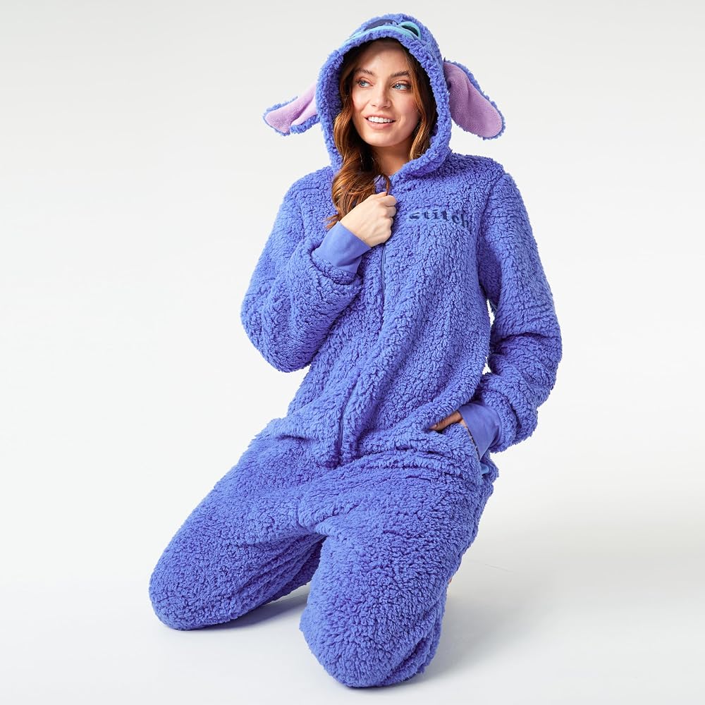 pigiama-donna-disney-011sjo-1.jpg Disney Pigiama Donna Intero Pigiamone Stitch in Pile con Zip e Cappuccio S 2XL Pigiami Interi Oversized per Ragazza (Blu Stitch, L) : Amazon.it: Moda - immagine 1