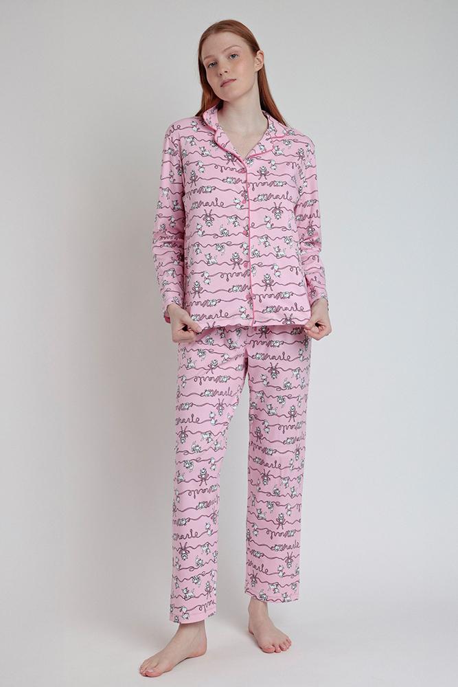 pigiama-donna-disney-183vvm-1.jpg PIGIAMA Donna DISNEY Rosa - immagine 1
