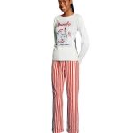 Pigiama donna a manica lunga in jersey di cotone disney dumbo dyd3831 DUMBO | Quattro Stagioni Shop