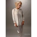 Pigiama donna elegante in freschissimo raso setificato Nicole tg. 42 44