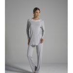 verdiani pigiama donna estivo maniche lunghe articolo 4124