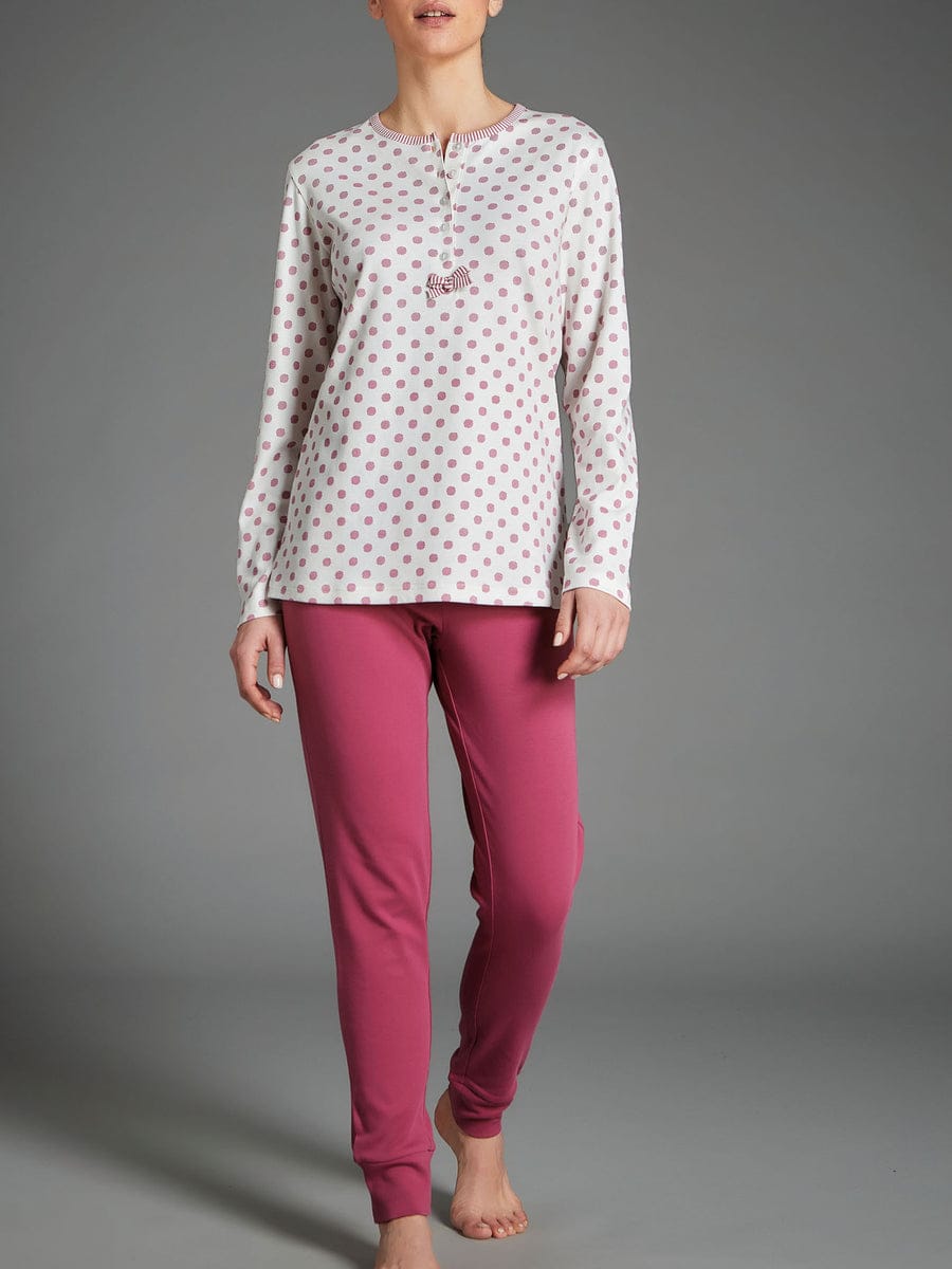 pigiama-donna-invernale-126tln-1.jpg Pigiama donna invernale Ragno in 100% caldo cotone art. DA61N1 col. 066F - immagine 1