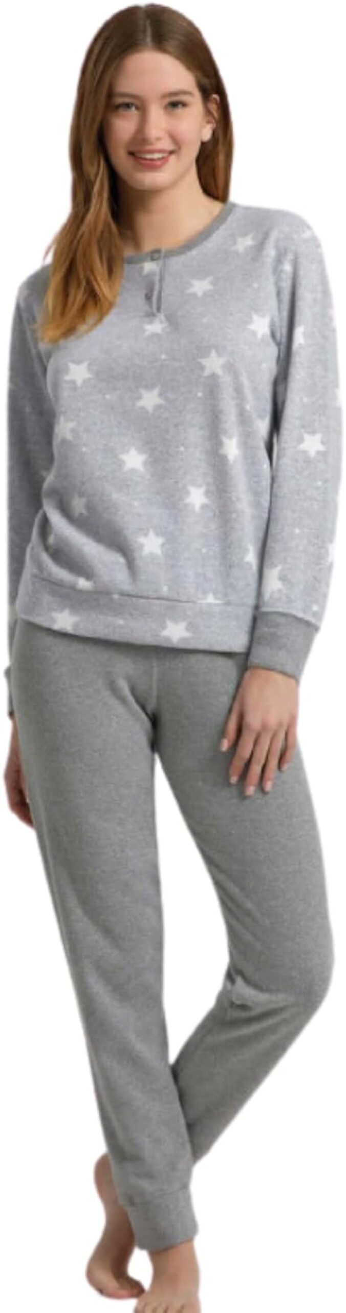pigiama-donna-invernale-524tsw-1.jpg Galeone Biancheria e Tessuti Pigiama Donna invernale Linea Prestige Colore Grigio - immagine 1
