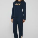 Tezenis Donna Tezenis Pigiami Sito Ufficiale Tezenis Pigiama Blue/blu Zalando