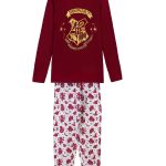 Pigiama donna Harry Potter in 100% cotone Jersey non felpato