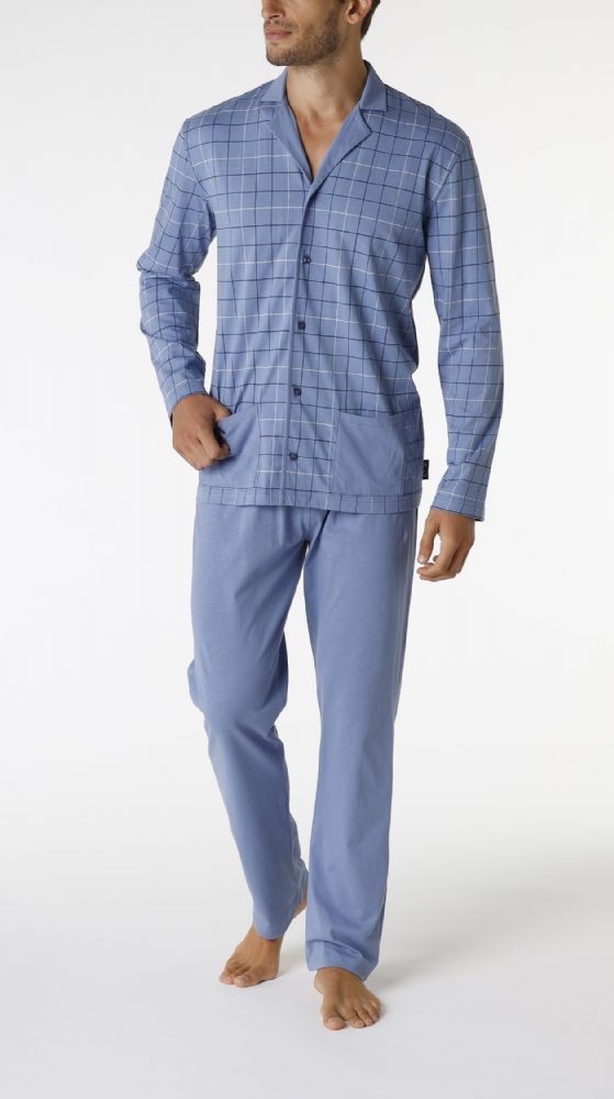 pigiama-per-uomo-225iiu-1.jpg Pigiama Uomo Aperto L0DLW Cotone Jersey LOVABLE MAN | Vacchetti - immagine 1