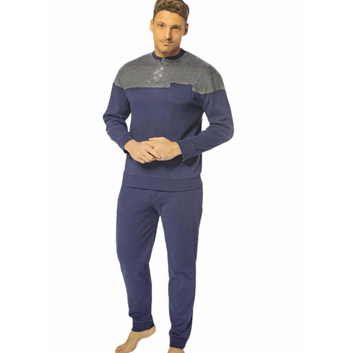 pigiama-pile-uomo-332rdy-1.jpg Pigiama Uomo Ml Milk And Honey Pud369 - immagine 1