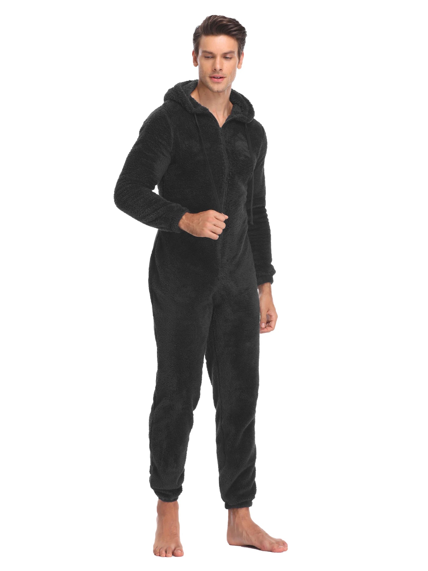 pigiama-pile-uomo-654uoz-1.jpg Pigiama Pile Uomo Intero Comfort Maschile Totale - immagine 1
