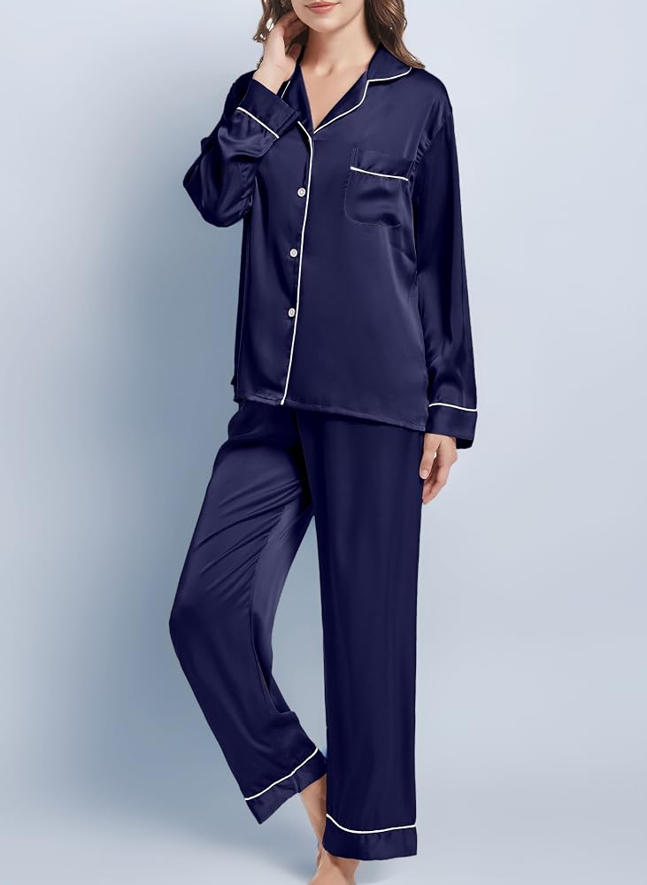pigiama-seta-donna-271ees-1.jpg JCQIGOA Pigiama Donna Seta Lunghe Maniche Set Pigiama Donna Lungo Loungewear Pigiama da Notte Lungo Pigiama da Notte Blu M : Amazon.it: Moda - immagine 1