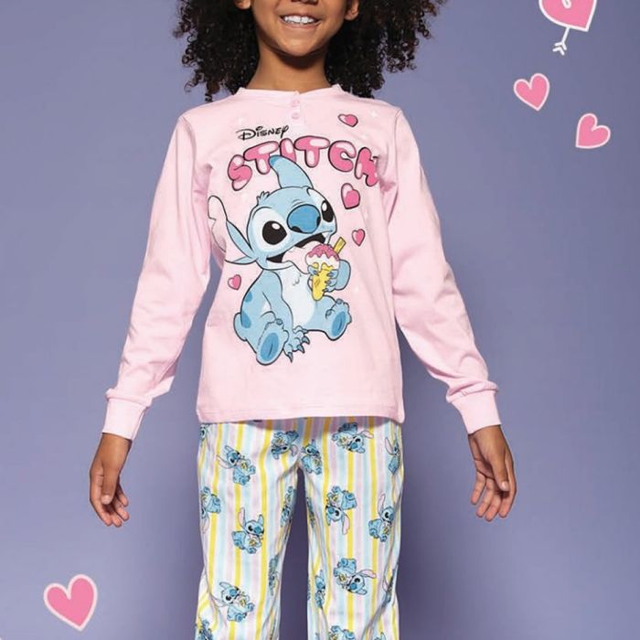 pigiama-stitch-797cpp-1.jpg PIGIAMA STITCH 0742 LUNGO DI COTONE BAMBINA SABOR a 11.2€ | Baronio - immagine 1