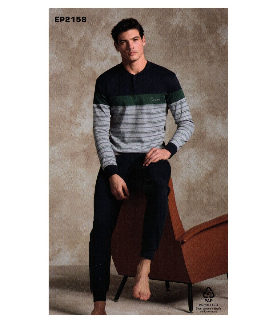 pigiama-uomo-293fxd-1.jpg PIGIAMA UOMO EP2158 INTELOCK COVERI - immagine 1