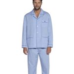 GUASCH PIGIAMA UOMO APERTO M/LUNGA IN COTONE ART.PC161 D774