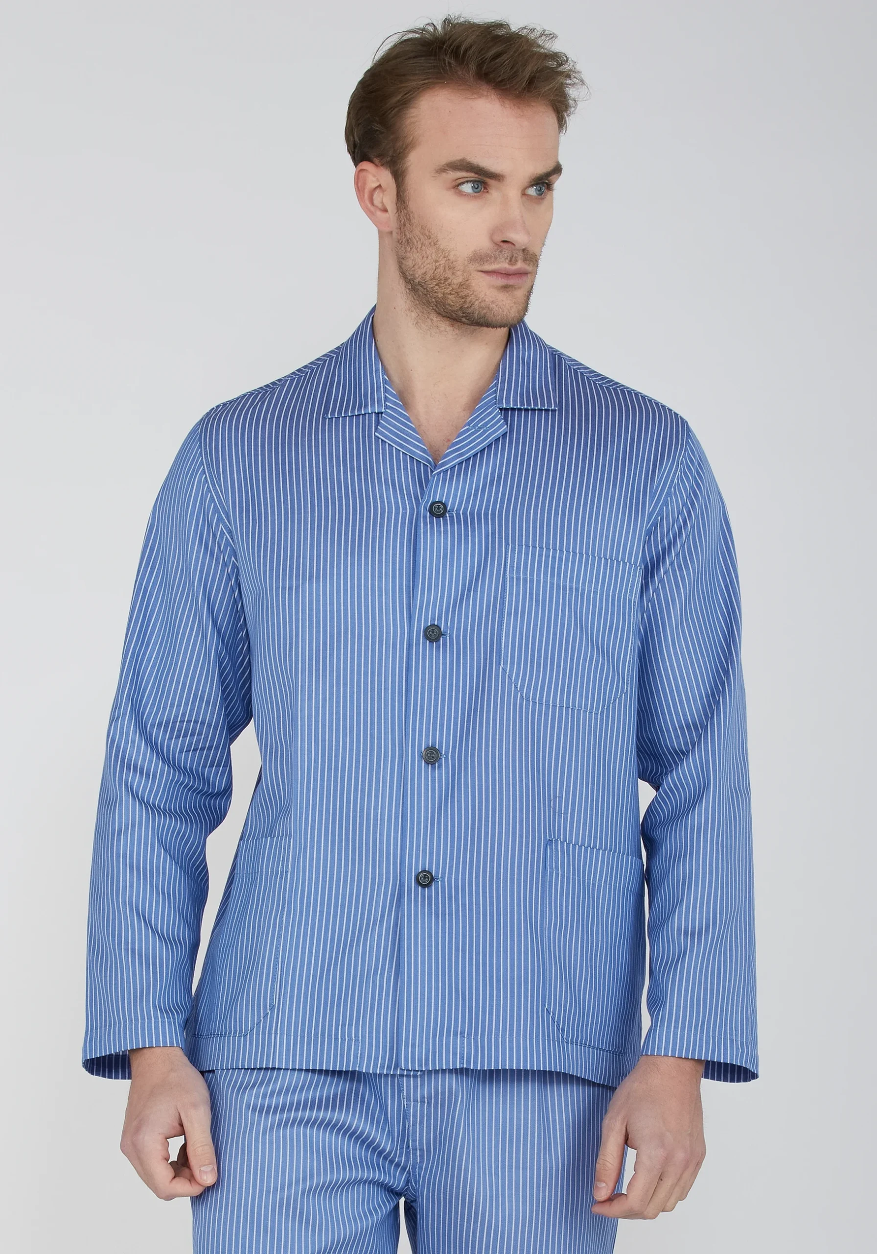 pigiama-uomo-738gfv.webp Pigiama uomo con collo a camicia - immagine 1