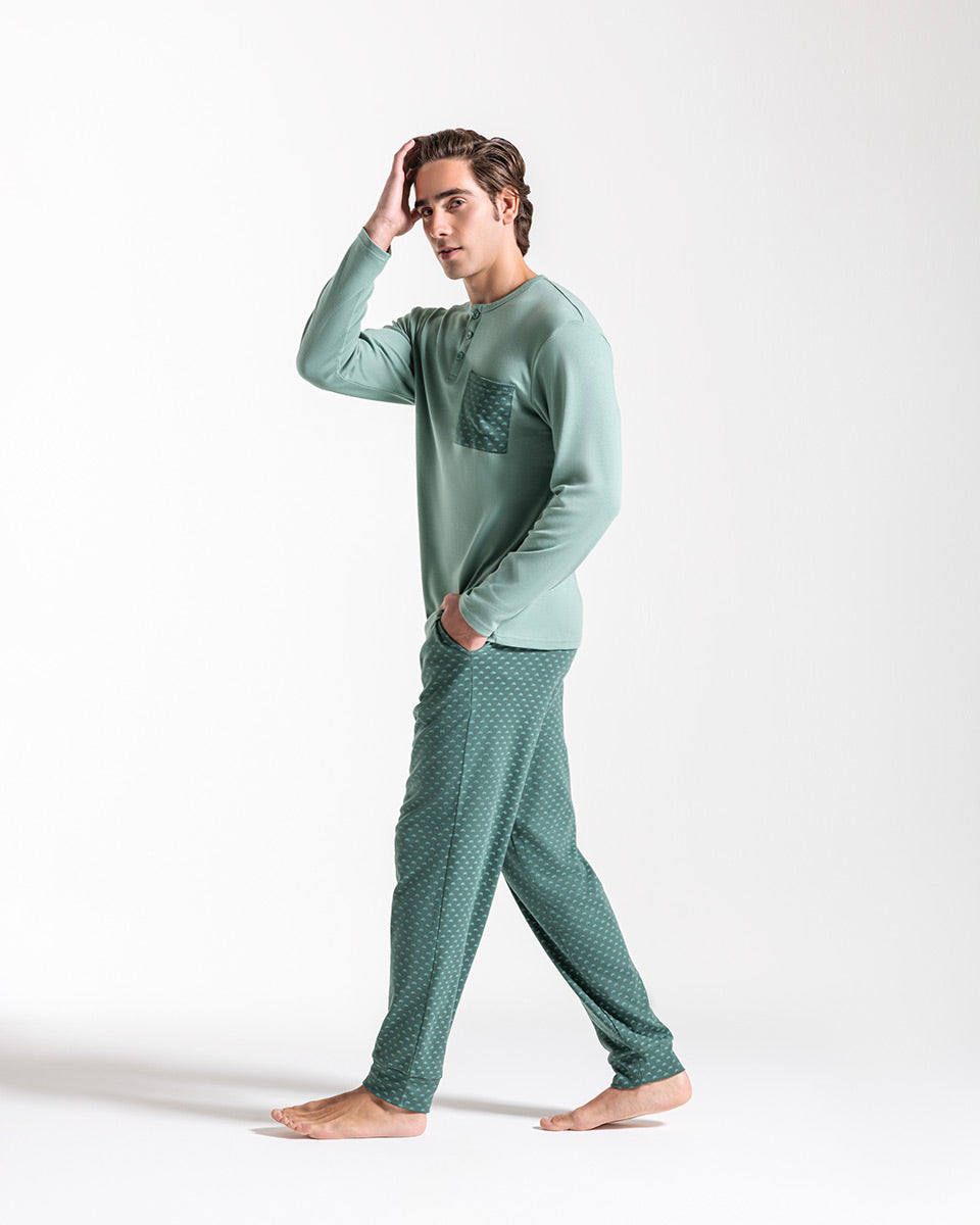 pigiama-uomo-caldo-cotone-390qne-1.jpg Pigiama uomo in caldo cotone Noodles - immagine 1