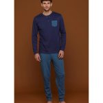 NOIDINOTTE PIGIAMA UOMO CALDO COTONE ART. FC2714