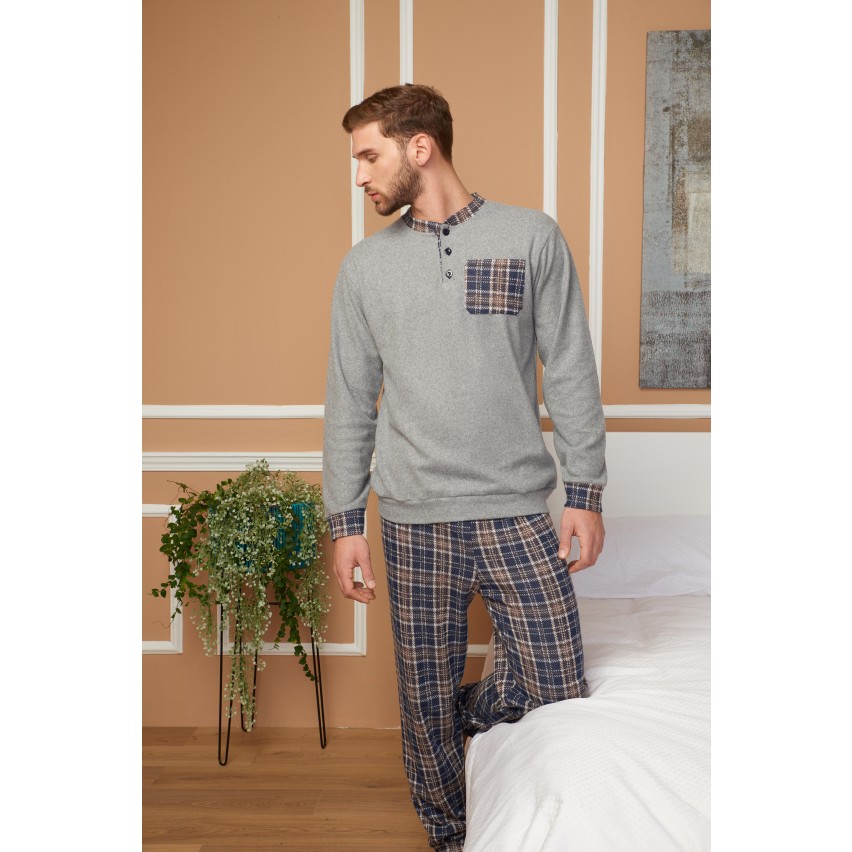 pigiama-uomo-intimissimi-241fuw-1.jpg Tartan Pantaloni Pigiama Uomo Estivi Nightwear Intimissimi Pantaloni Pigiama Uomo Pigiama Uomo Pigiama Intimissimi Scozzese Pigiama - immagine 1