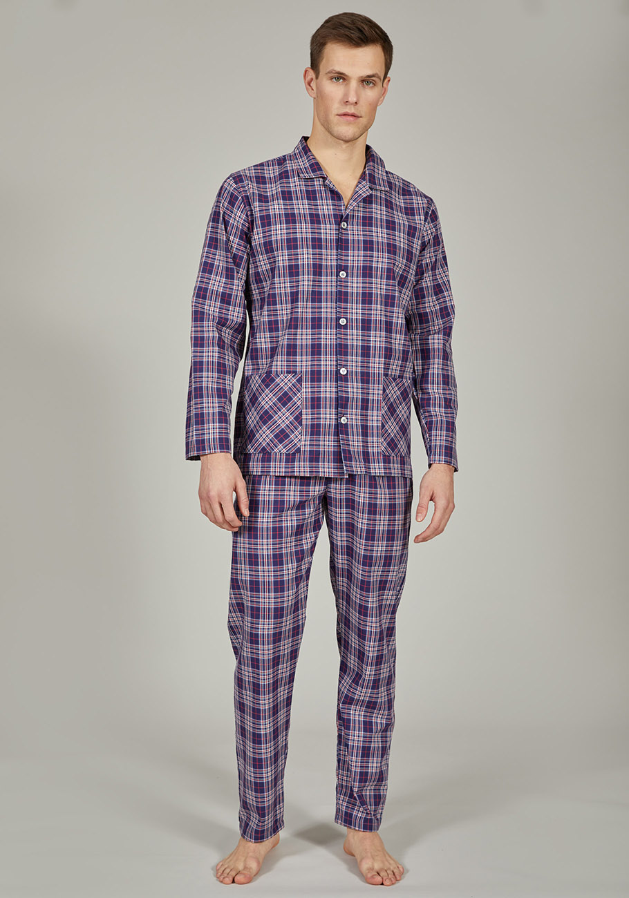 pigiama-uomo-invernale-139ckf-1.jpg Pigiama Uomo con collo - immagine 1