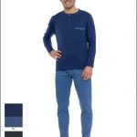 MYPI Pigiama uomo invernale caldo cotone 100% art 3564